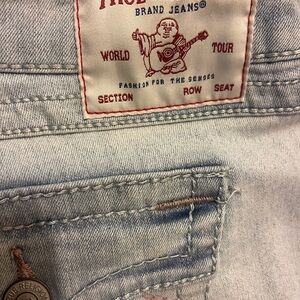 True Religion Light Blue Women's Flare Jeans